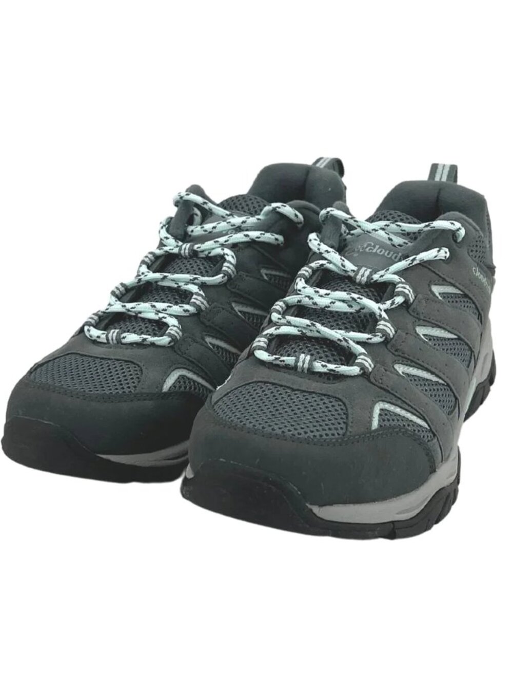 Cloudveil Women's Expedition Hiking Shoes Grey Aqua Size 8 NWT